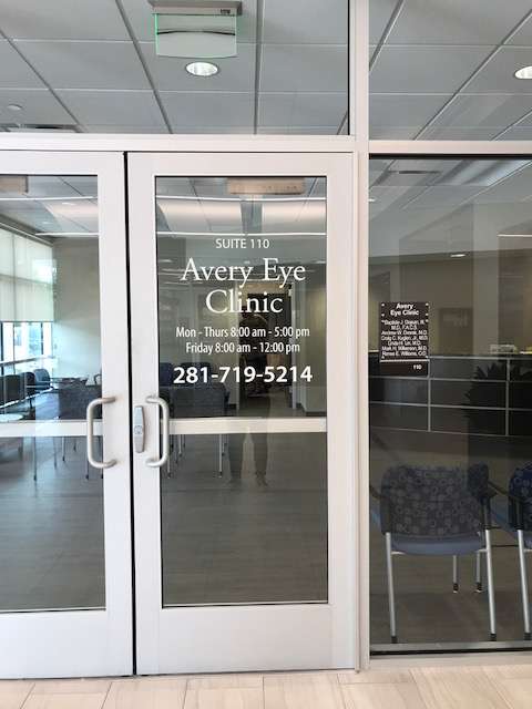 Avery Eye Clinic | 129 Vision Park Blvd Suite 110, The Woodlands, TX 77384, USA | Phone: (281) 719-5214