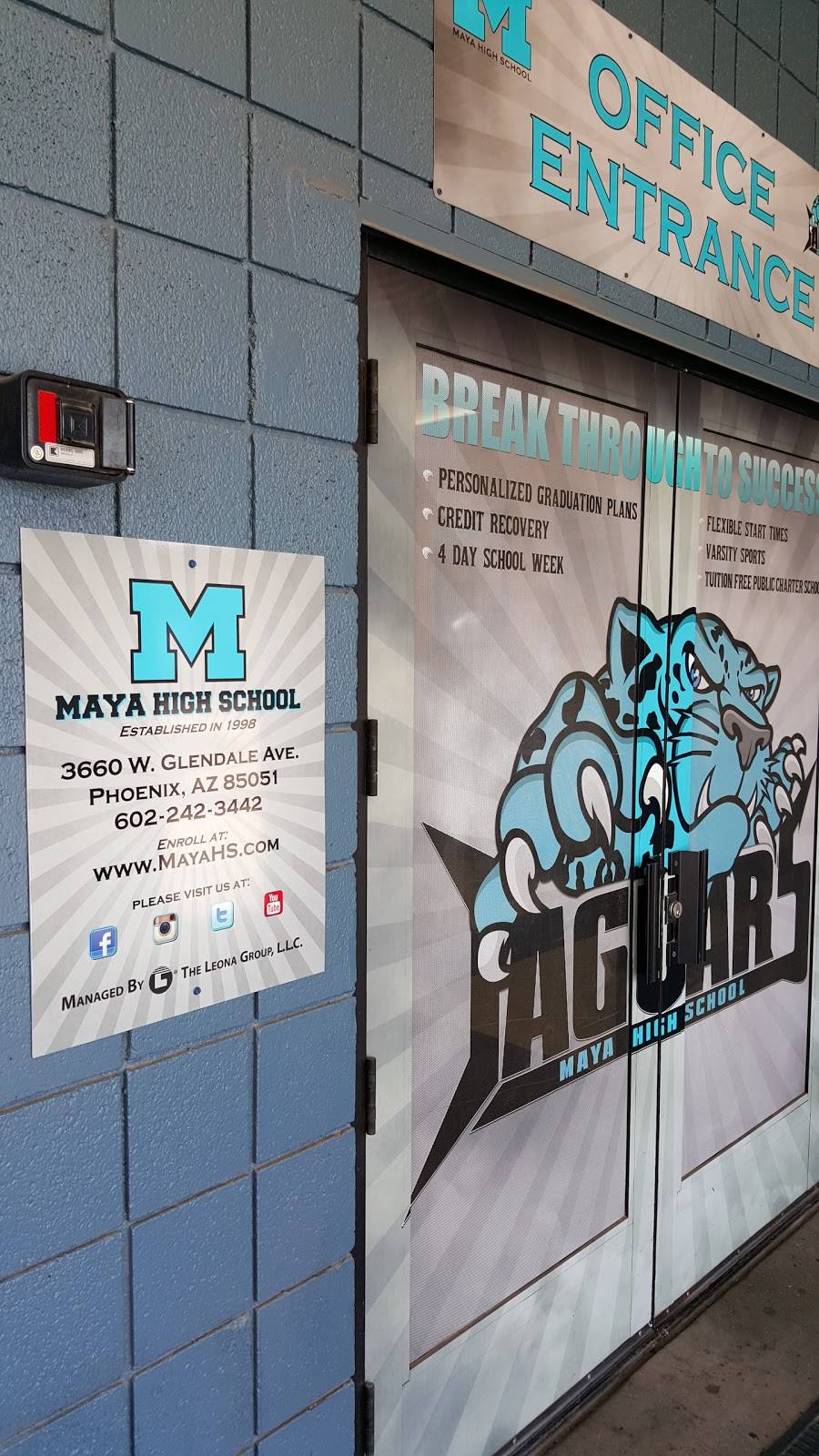 Maya High School | 3660 W Glendale Ave, Phoenix, AZ 85051, USA | Phone: (602) 242-3442