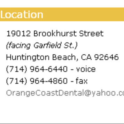 Orange Coast Dental X-Ray Lab | 19012 Brookhurst St, Huntington Beach, CA 92646 | Phone: (714) 964-6440