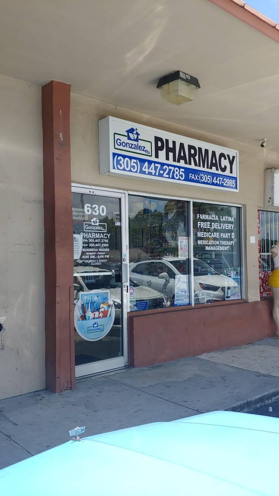 Gonzalez Rx | 630 E 9th St, Hialeah, FL 33010 | Phone: (305) 447-2785