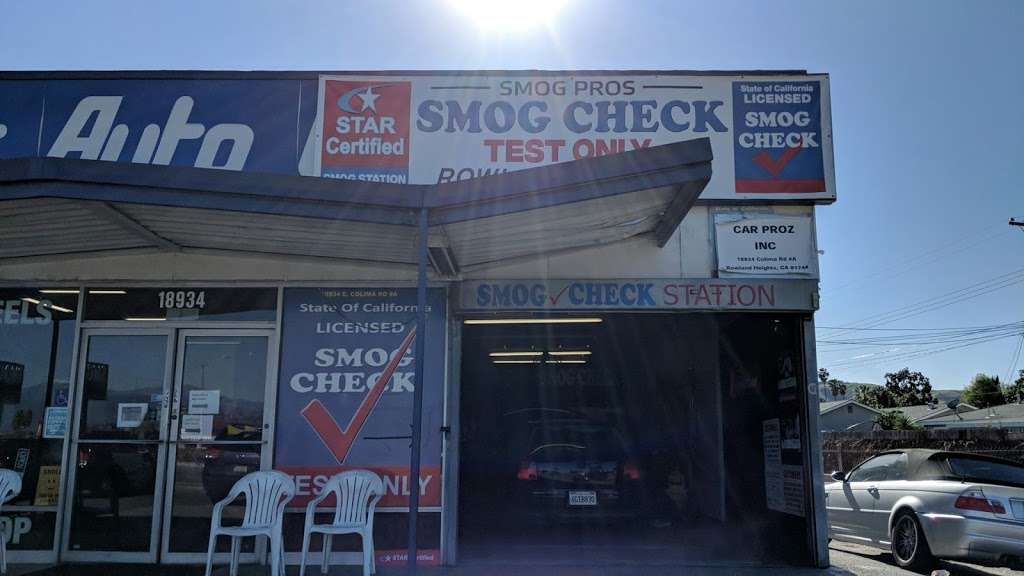 smog pros test only | 18934 Colima Rd a, Rowland Heights, CA 91748 | Phone: (626) 839-6000