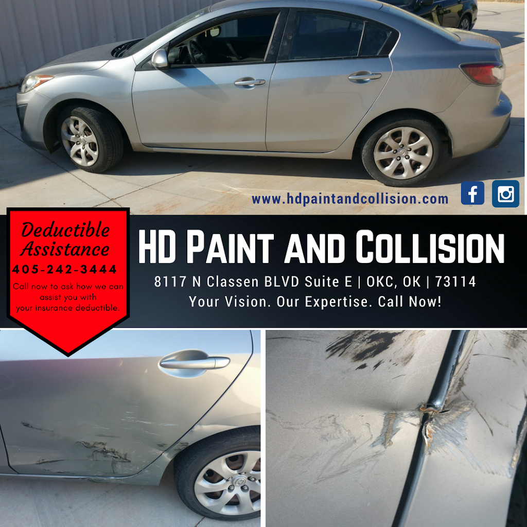 HD Paint and Collision | 8117 N Classen Blvd E, Oklahoma City, OK 73114 | Phone: (405) 242-3444
