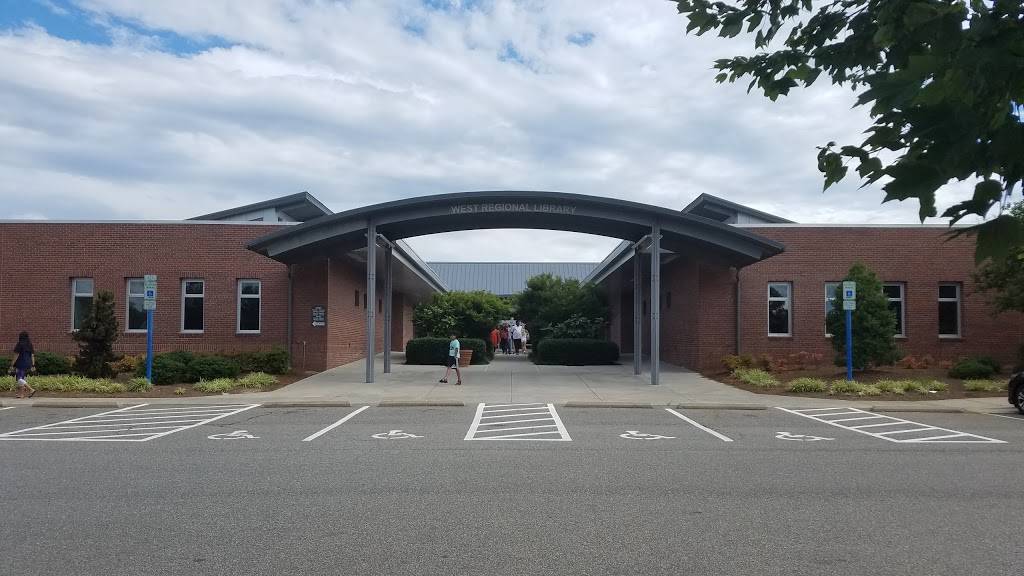 West Regional Library | 4000 Louis Stephens Dr, Cary, NC 27519, USA | Phone: (919) 463-8500