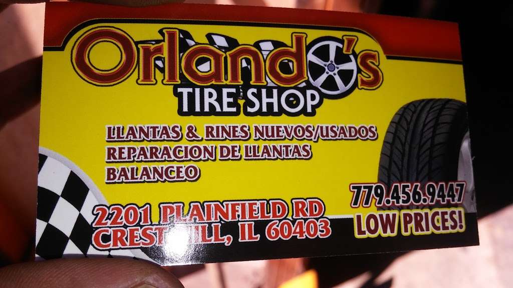 Orlandos Tire Shop | 2201 Plainfield Rd, Joliet, IL 60403 | Phone: (779) 456-9447