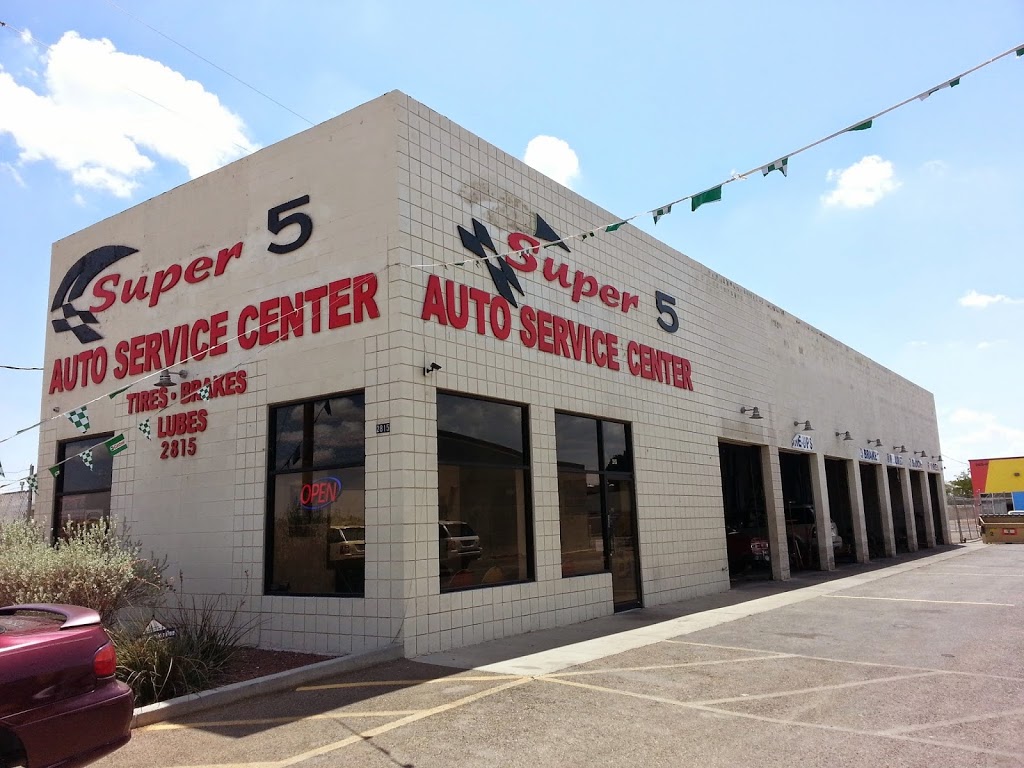 Qualy Tires Super 5 Auto Service Center | 2815 George Dieter Dr, El Paso, TX 79936, USA | Phone: (915) 591-0050