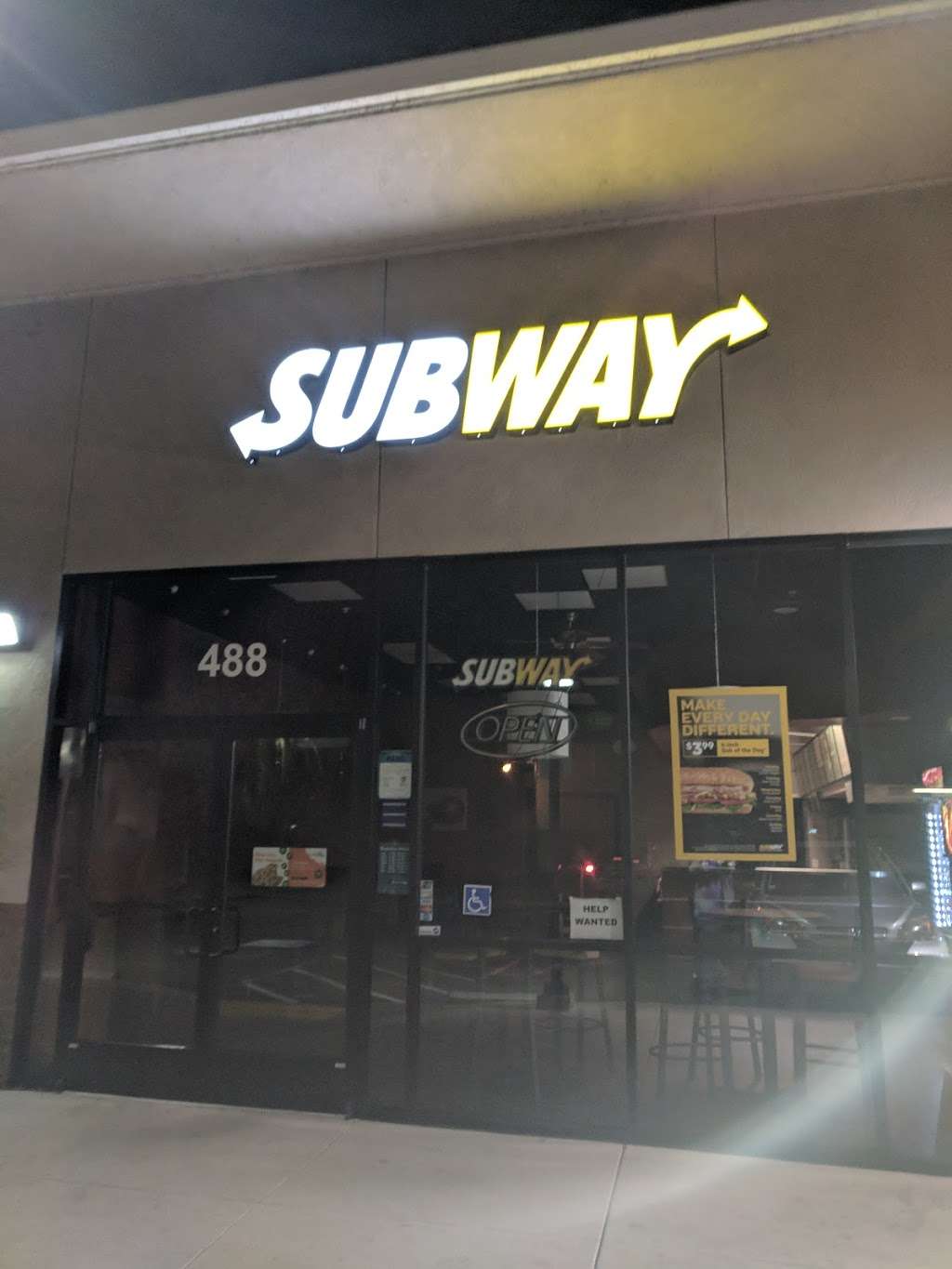 Subway Restaurants | 488 Mowry Ave, Fremont, CA 94536 | Phone: (510) 574-0906