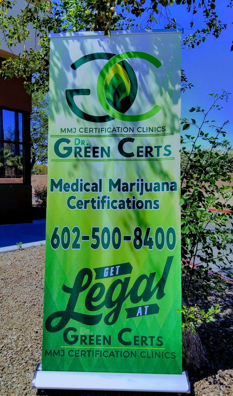 Dr Green Certs Medical Marijuana Certification Doctors | 5210 S Priest Dr #5, Tempe, AZ 85283, USA | Phone: (602) 500-8400