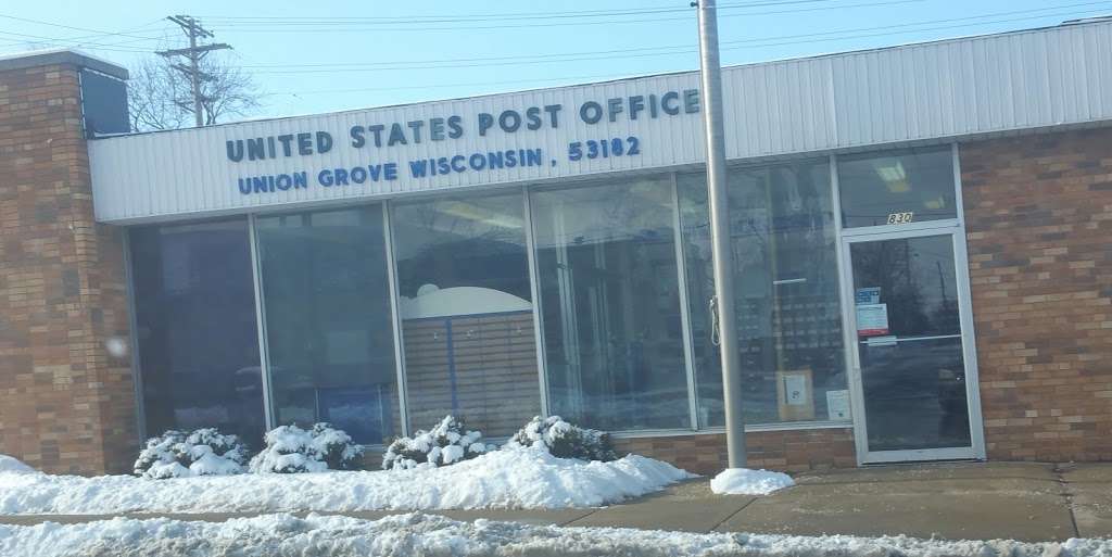 United States Postal Service | 830 Main St, Union Grove, WI 53182, USA | Phone: (800) 275-8777