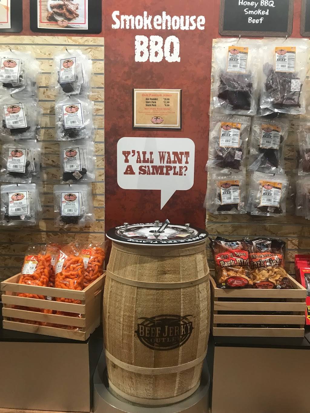 The Beef Jerky Outlet | 7000 Arundel Mills Cir #336, Hanover, MD 21076 | Phone: (410) 904-5901