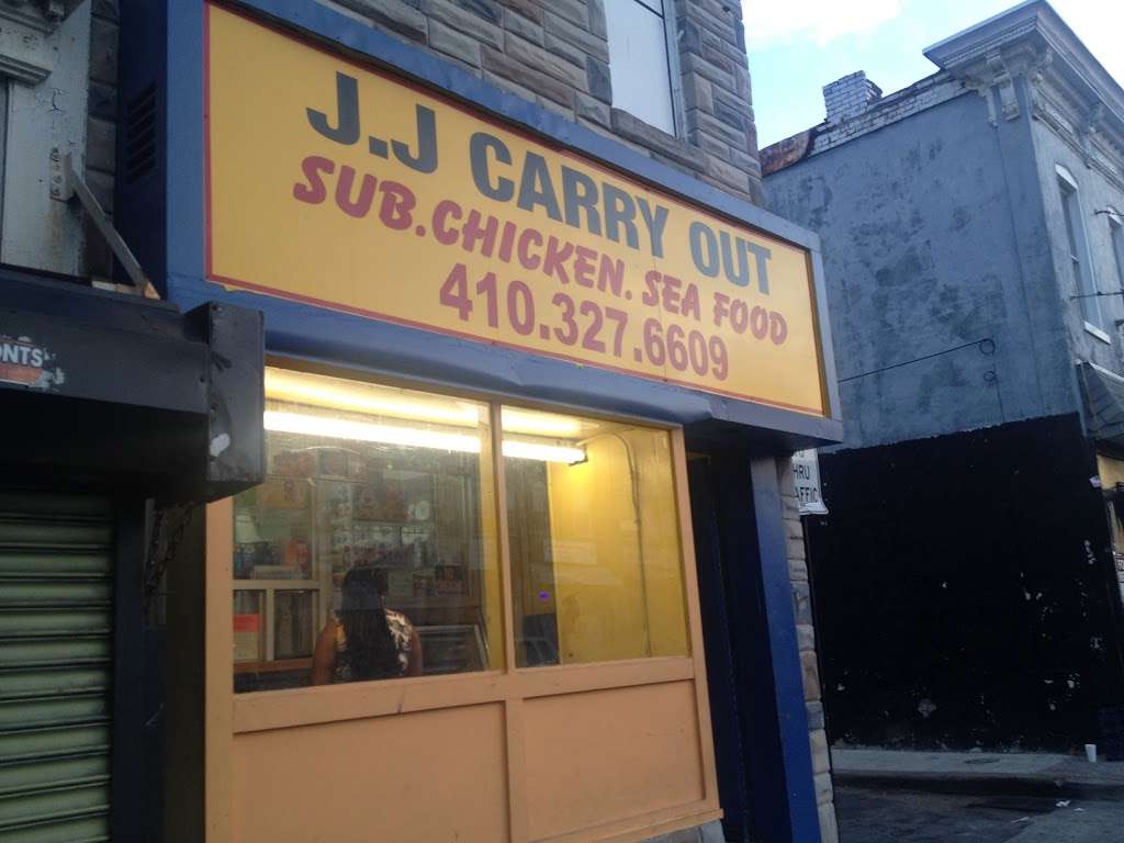 J.J Carryout | 2423 E Monument St, Baltimore, MD 21205, USA | Phone: (410) 327-6609