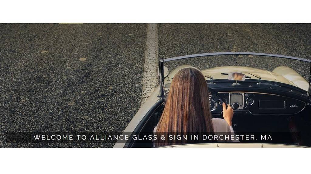 Alliance Glass & Sign | 902 Dorchester Ave, Dorchester, MA 02125, USA | Phone: (617) 265-4500