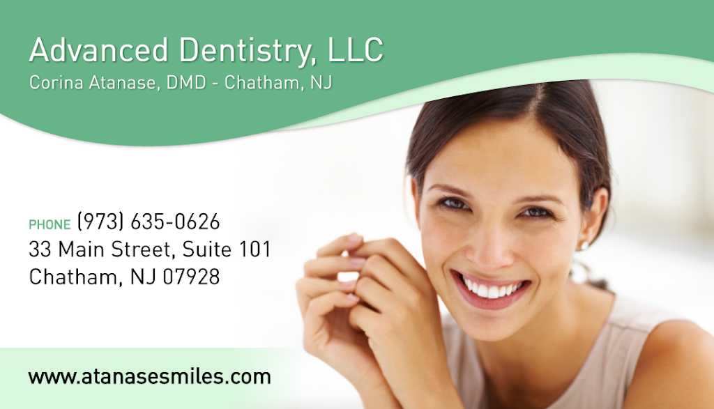 Advanced Dentistry, LLC | 33 Main St #101, Chatham, NJ 07928, USA | Phone: (973) 635-0626