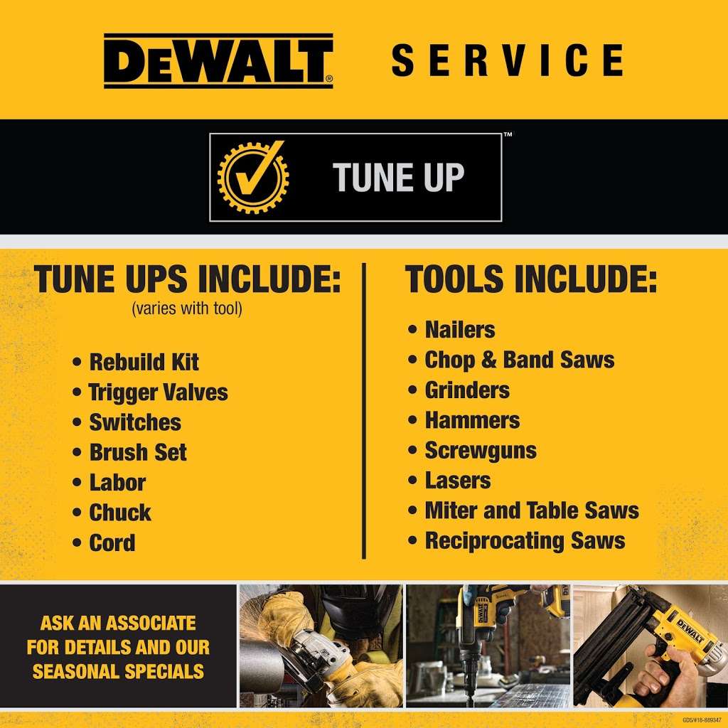 DEWALT Service Center | 377 University Ave, Westwood, MA 02090, USA | Phone: (781) 329-3407