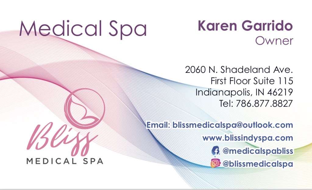 Bliss Medical Spa | 2060 Shadeland Ave Suite 115, Indianapolis, IN 46219 | Phone: (786) 877-8827