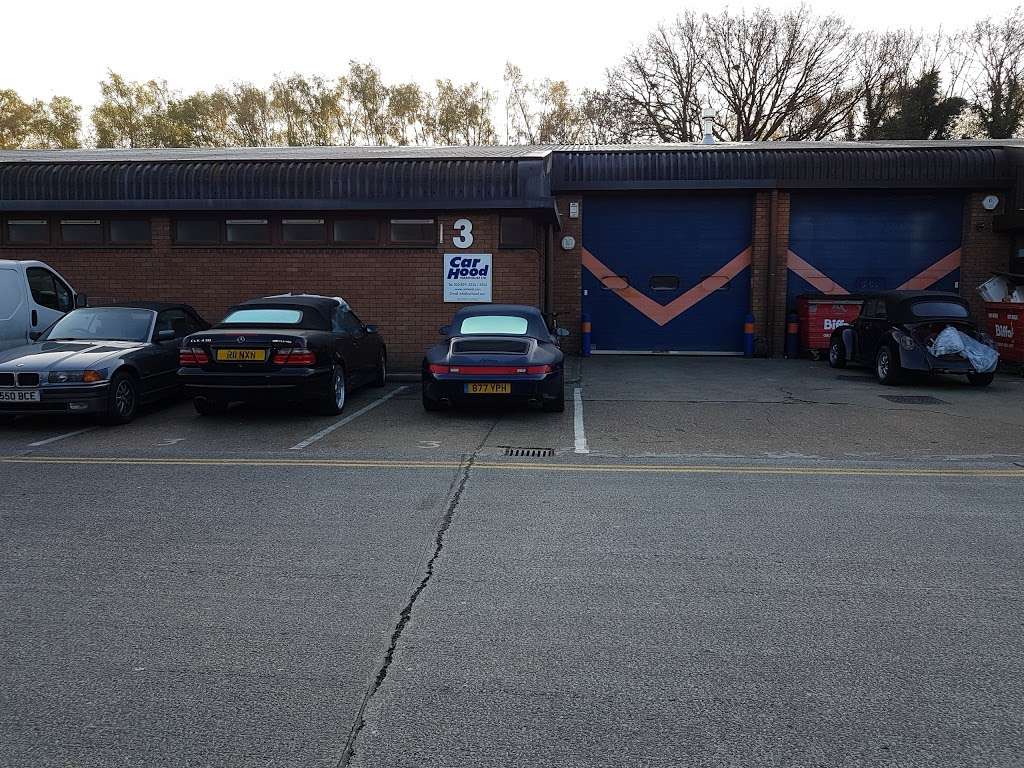 Car Hood Warehouse | 7, Sevenoaks Business Centre, Cramptons Rd, Sevenoaks TN14 5DQ, UK | Phone: 020 8391 5324