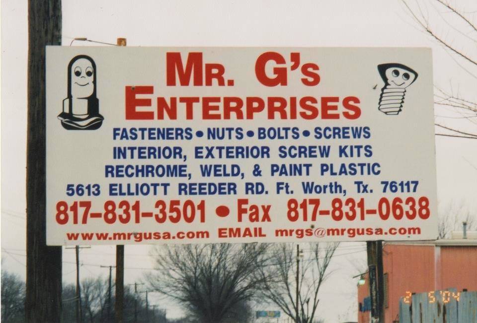 Mr Gs Enterprises | 5613 Elliott Reeder Rd, Fort Worth, TX 76117, USA | Phone: (817) 831-3501