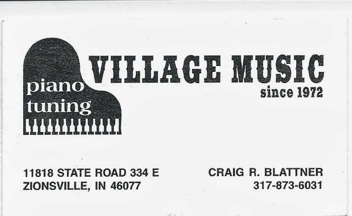 Village Music | 11818 Sycamore Street, Zionsville, IN 46077, USA | Phone: (317) 873-6031