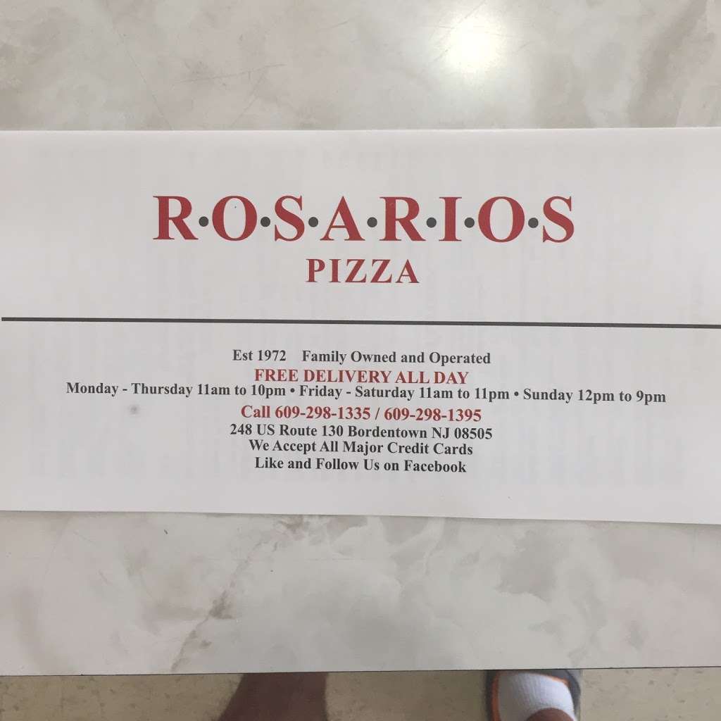 Rosarios Pizza | 2112 248, US-130, Bordentown, NJ 08505, USA | Phone: (609) 298-1335