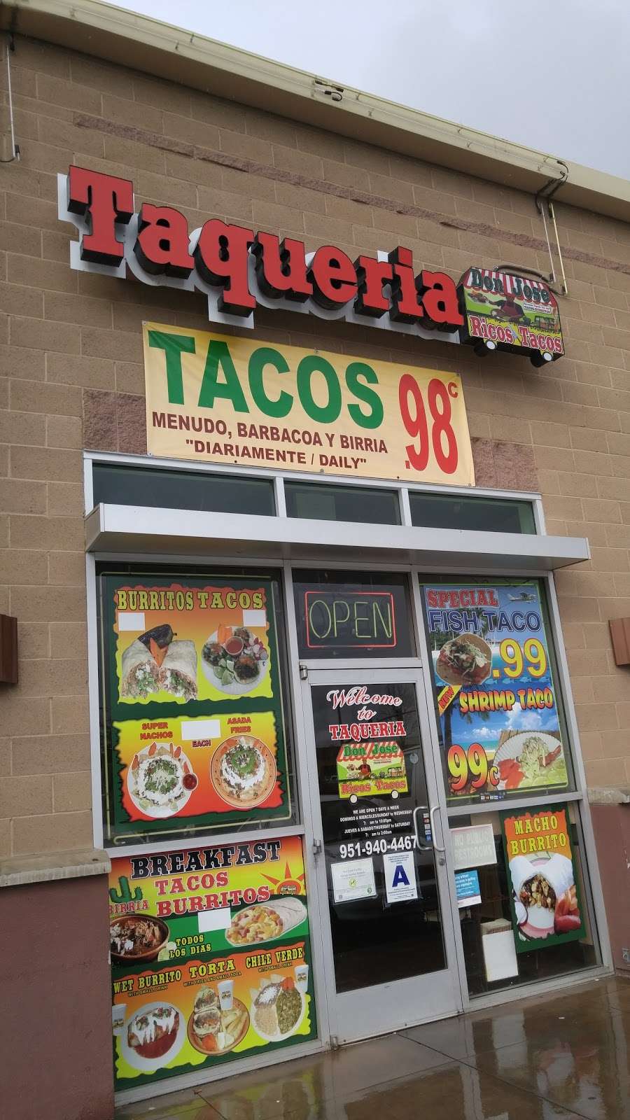 Taqueria Don Jose | 120 Ramona Expy, Perris, CA 92571 | Phone: (951) 940-4467