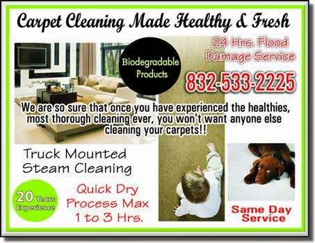 Lunas Carpet Cleaning | 327 San Fernando Dr, Houston, TX 77060, USA | Phone: (832) 533-2225