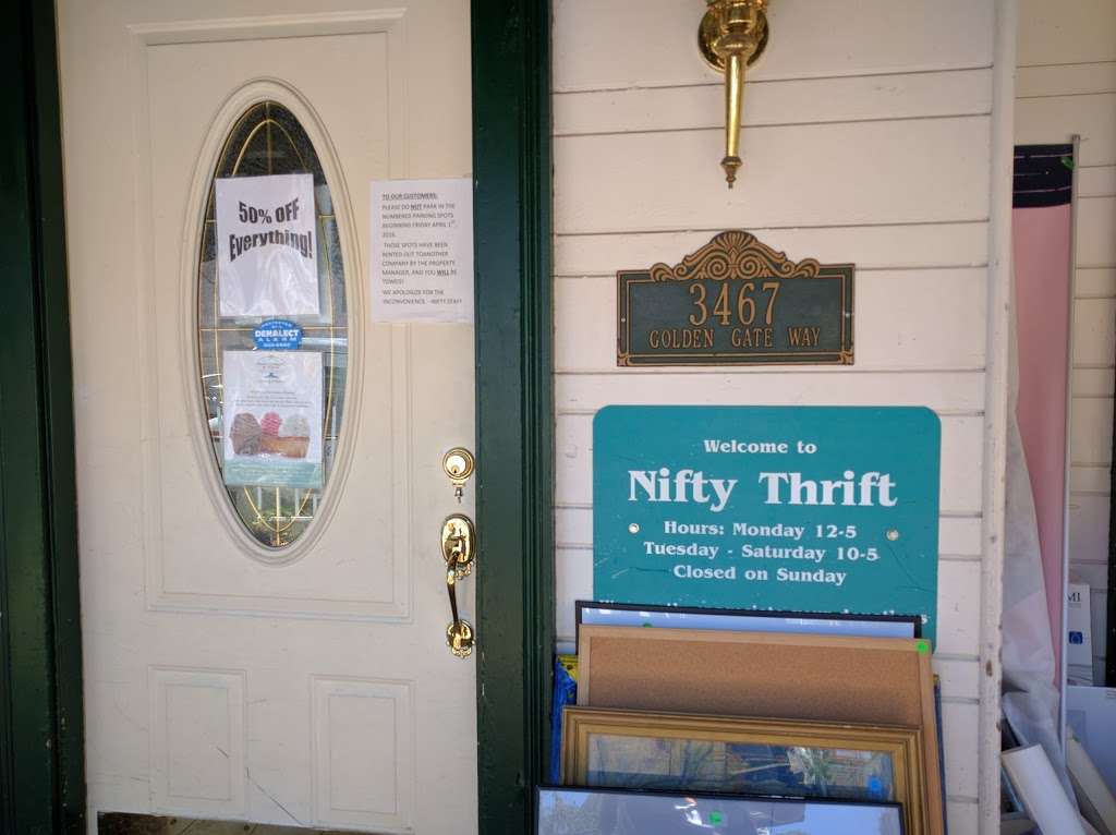 Nifty Thrift | 3467 Golden Gate Way, Lafayette, CA 94549 | Phone: (925) 284-5237