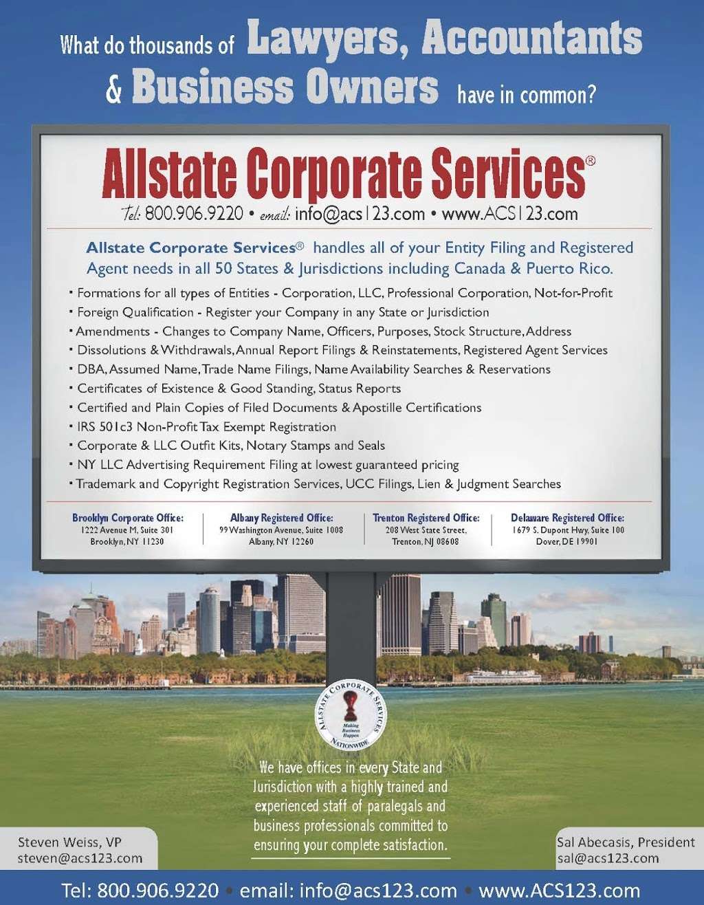 Allstate Corporate Services | 2215 Hendrickson St Suite 1, Brooklyn, NY 11234, USA | Phone: (800) 906-9220