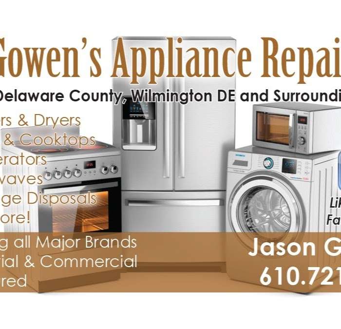 Gowens Appliance Repair | 35 Wyncroft Dr, Media, PA 19063, USA | Phone: (610) 721-2936