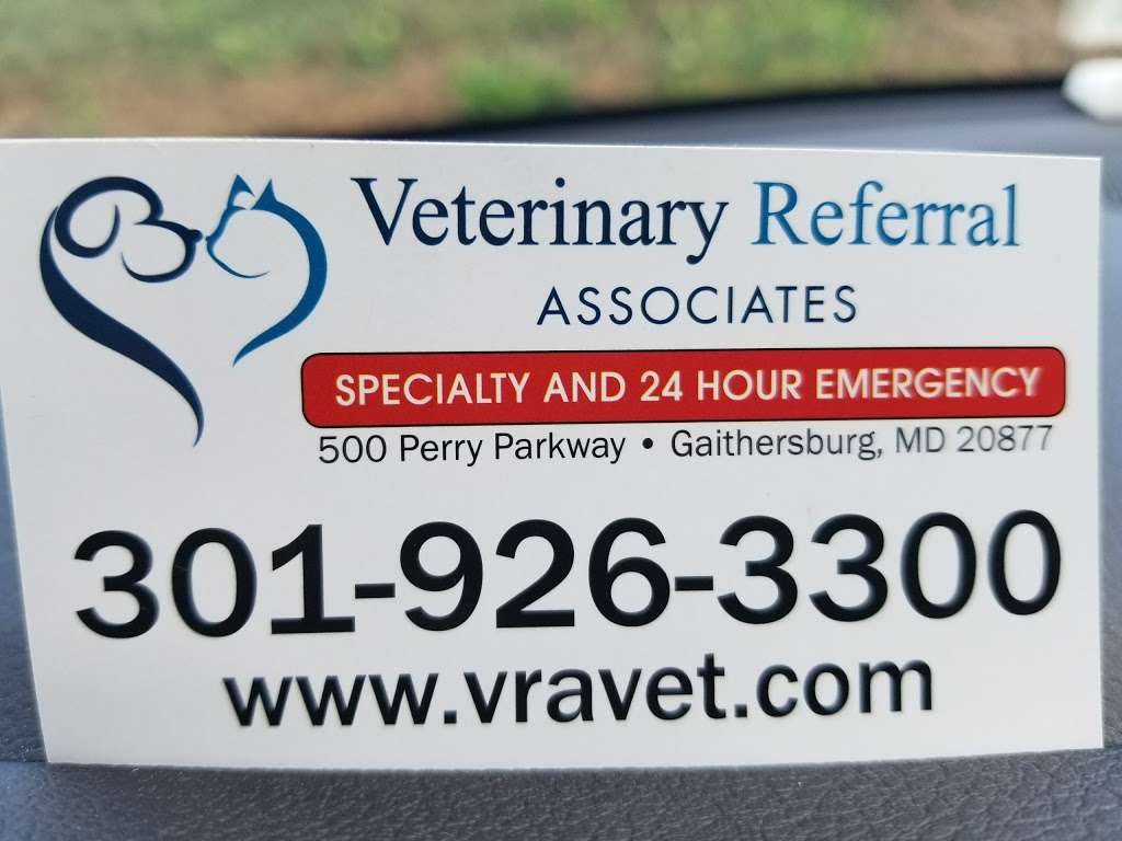 Veterinary Referral Associates | 500 Perry Pkwy, Gaithersburg, MD 20877, USA | Phone: (301) 926-3300