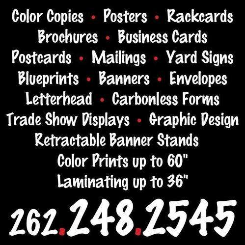 Copies & Prints Plus | 906 S Wells St, Lake Geneva, WI 53147, USA | Phone: (262) 248-2545