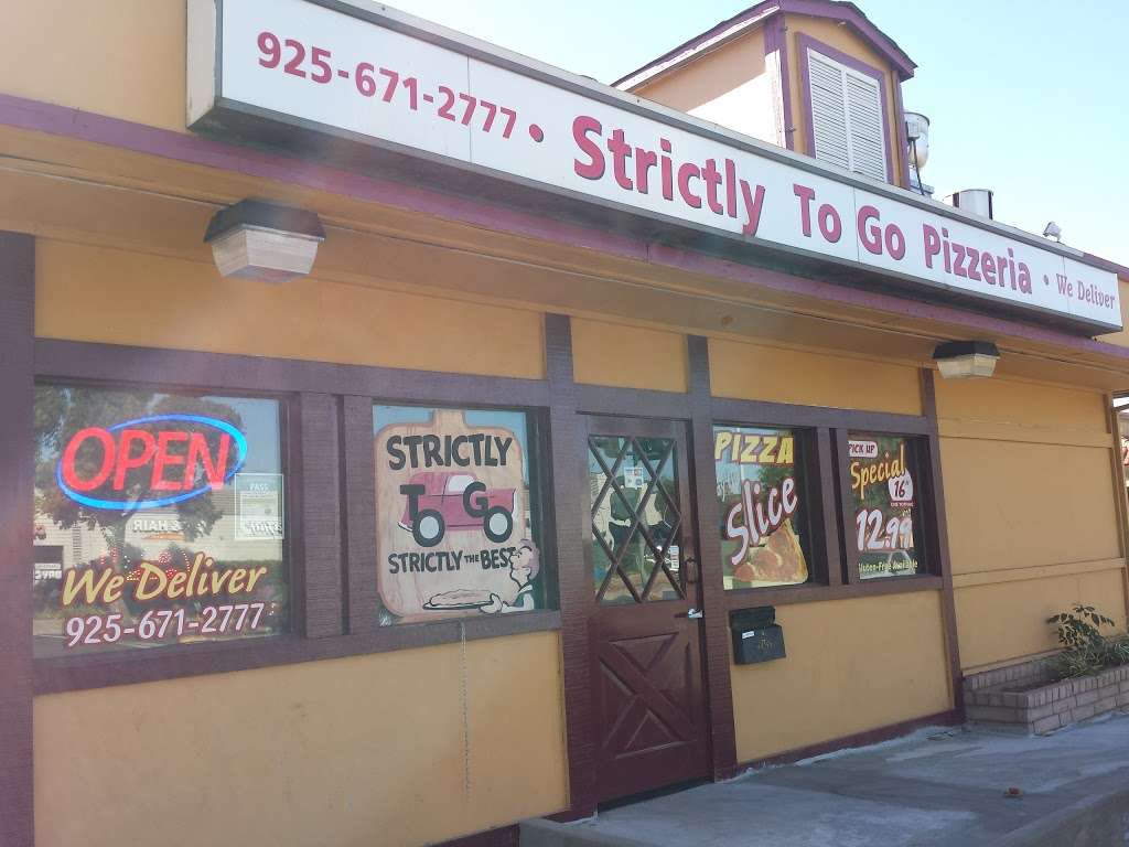 Strictly To Go Pizzeria | 4702 Clayton Rd, Concord, CA 94521, USA | Phone: (925) 671-2777
