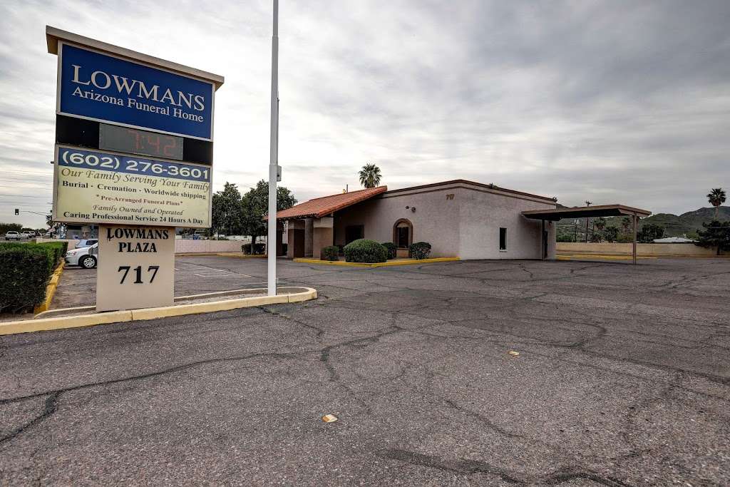 Lowmans Arizona Funeral Home | 717 W Dobbins Rd, Phoenix, AZ 85041, USA | Phone: (602) 276-3601