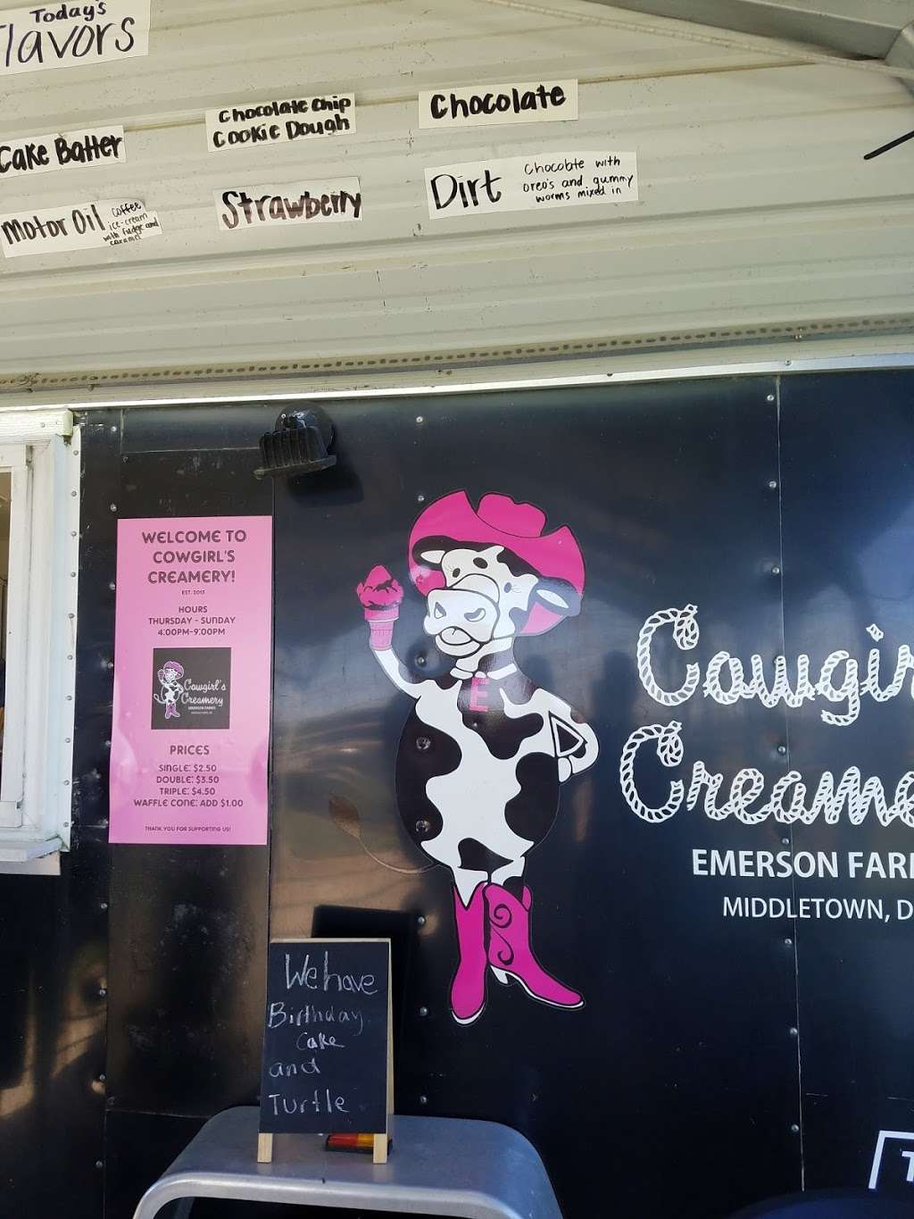 Cowgirls Creamery At Emerson Farms | 1035 Jamison Corner Rd, Middletown, DE 19709, USA | Phone: (302) 893-7258