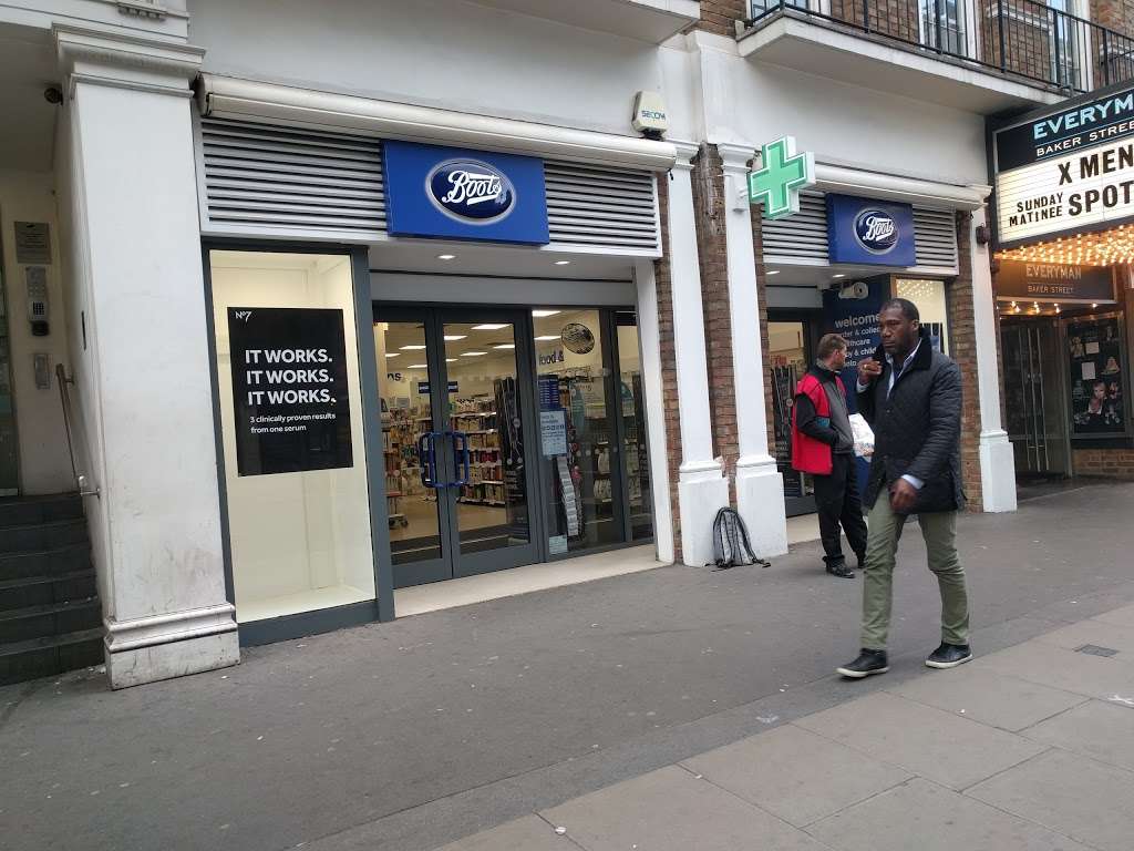 Boots | 96-98 Baker St, Marylebone, London W1U 6TJ, UK | Phone: 020 7486 6852