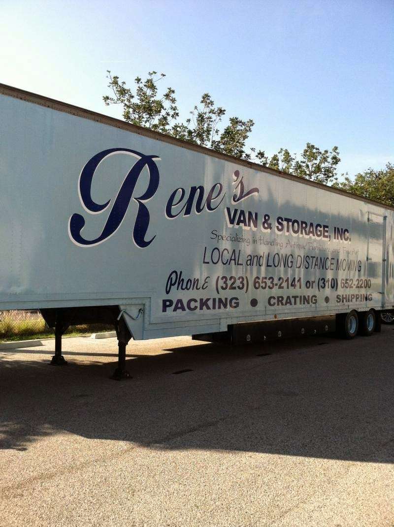 Renes Van & Storage Inc | 4563 Colorado Blvd, Los Angeles, CA 90039, USA | Phone: (310) 652-2200