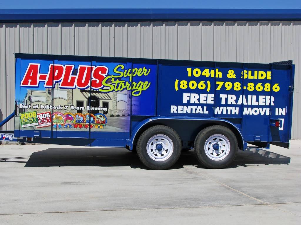 A-Plus Super Storage - 104th & Slide | 10410 Slide Rd, Lubbock, TX 79424, USA | Phone: (806) 798-8686