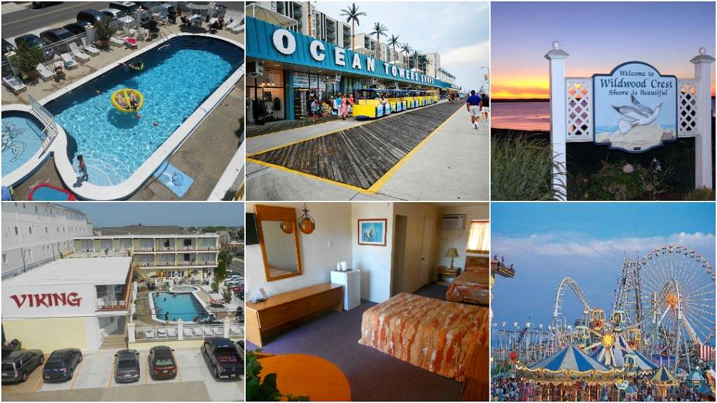 Viking Motel | 6400 Ocean Ave, Wildwood Crest, NJ 08260 | Phone: (609) 522-6610