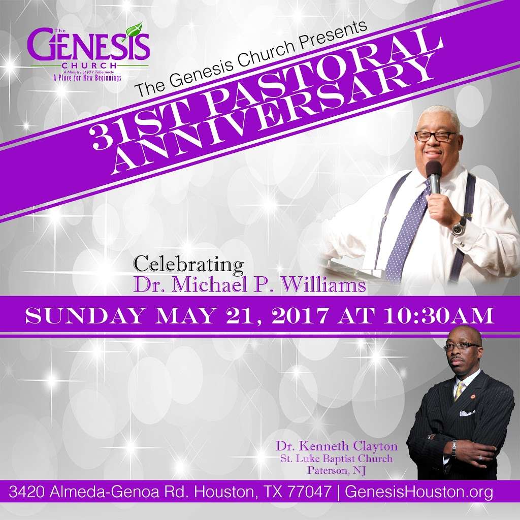 Genesis Church | 3420 Almeda Genoa Rd, Houston, TX 77047 | Phone: (832) 649-5391