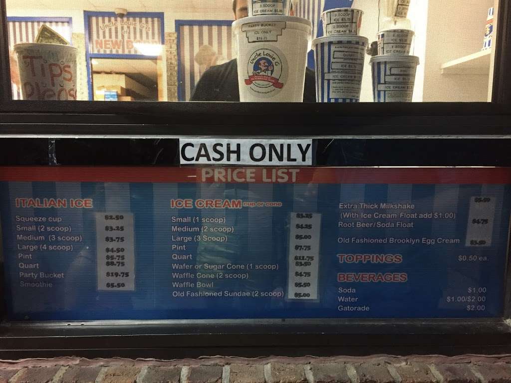 Uncle Louie Gs Gourmet Italian Ice & Ice Cream New Dorp Lane | 4932, 706 New Dorp Ln, Staten Island, NY 10306, USA | Phone: (718) 980-1015