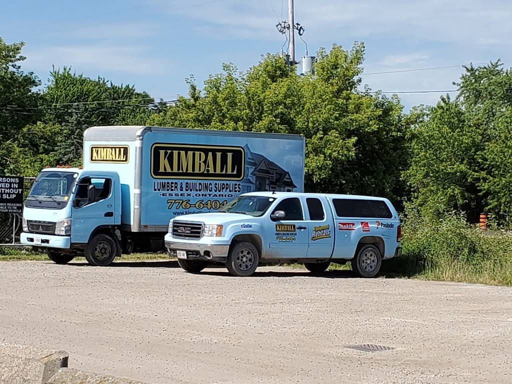 Kimball Building Supplies Centre | 314 Rd 8 W, Essex, ON N8M 2X5, Canada | Phone: (519) 776-6404