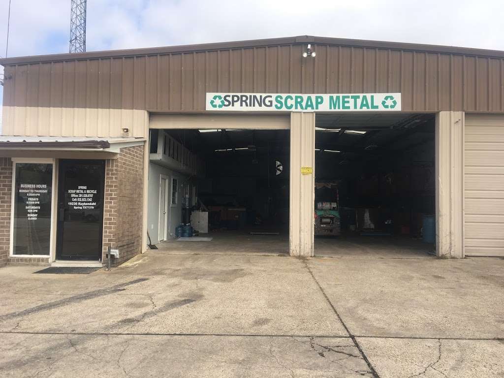 SPRING SCRAP METAL RECYCLING | 19230 Kuykendahl Rd, Spring, TX 77379 | Phone: (281) 528-0707