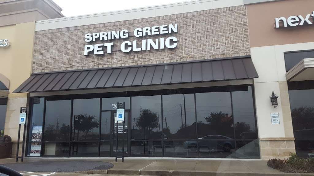 Spring Green Pet Clinic | 10705 Spring Green Blvd #400, Katy, TX 77494, USA | Phone: (281) 398-1551