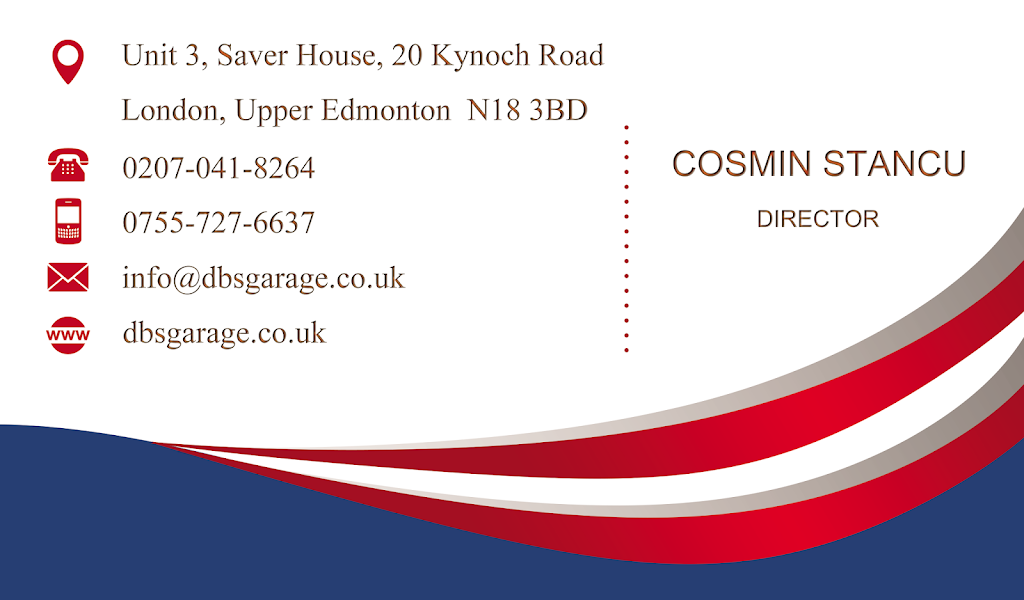 DBS Garage | 3, Saver House, 20 Kynoch Rd, London N18 3BD, UK | Phone: 07557 276637