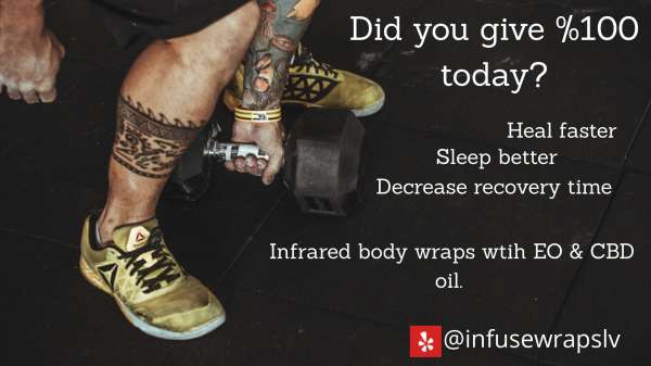 Infuse Therapy Wraps | 3017 W Charleston Blvd suite 20, Las Vegas, NV 89102 | Phone: (702) 202-7128