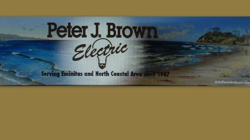 Peter J Brown Electric | 875 Sandcastle Dr, Cardiff, CA 92007, USA | Phone: (760) 753-4350