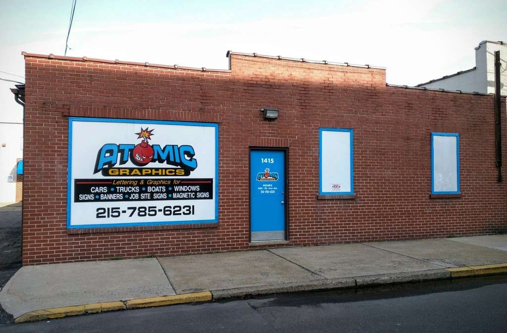 Atomic Graphics | 1415 Radcliffe St, Bristol, PA 19007, USA | Phone: (215) 785-6231