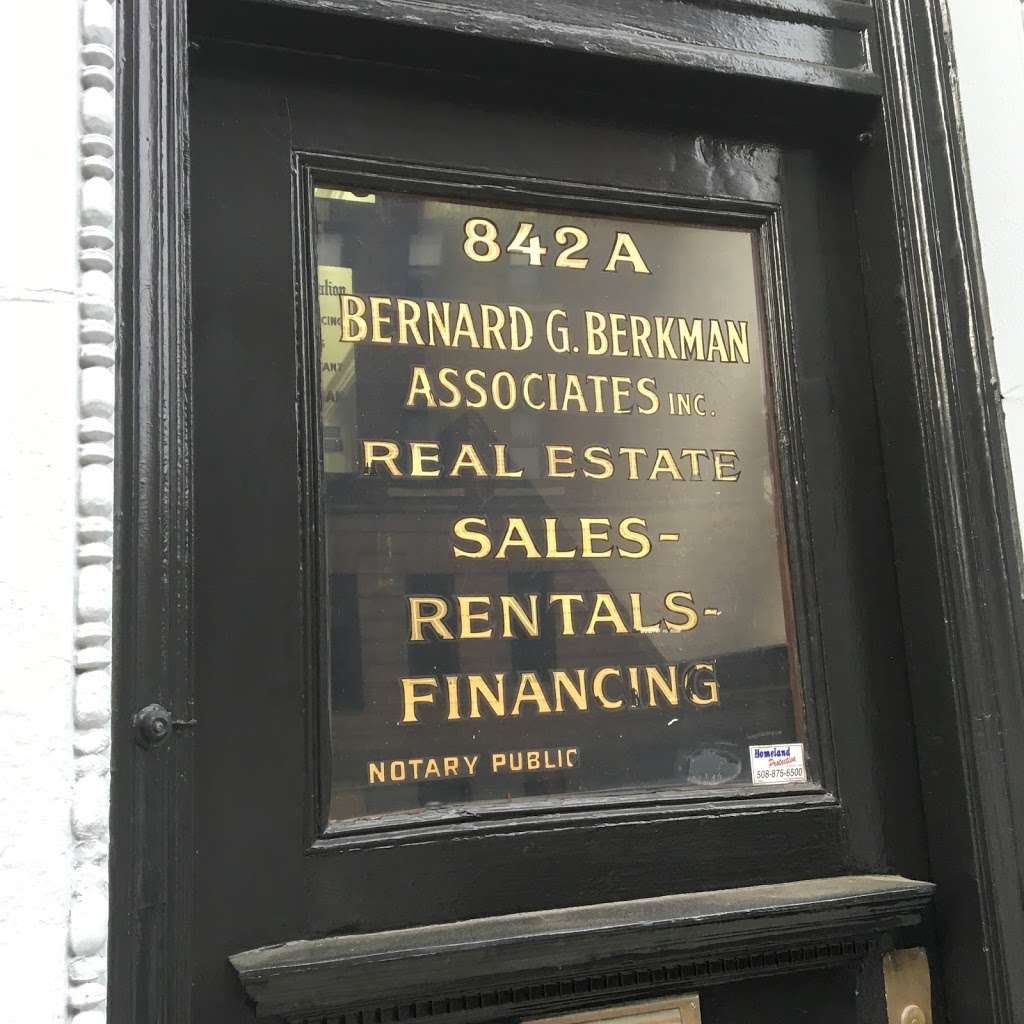 Bernard G Berkman Associates Inc | 842 Beacon St, Boston, MA 02215, USA | Phone: (617) 266-6100