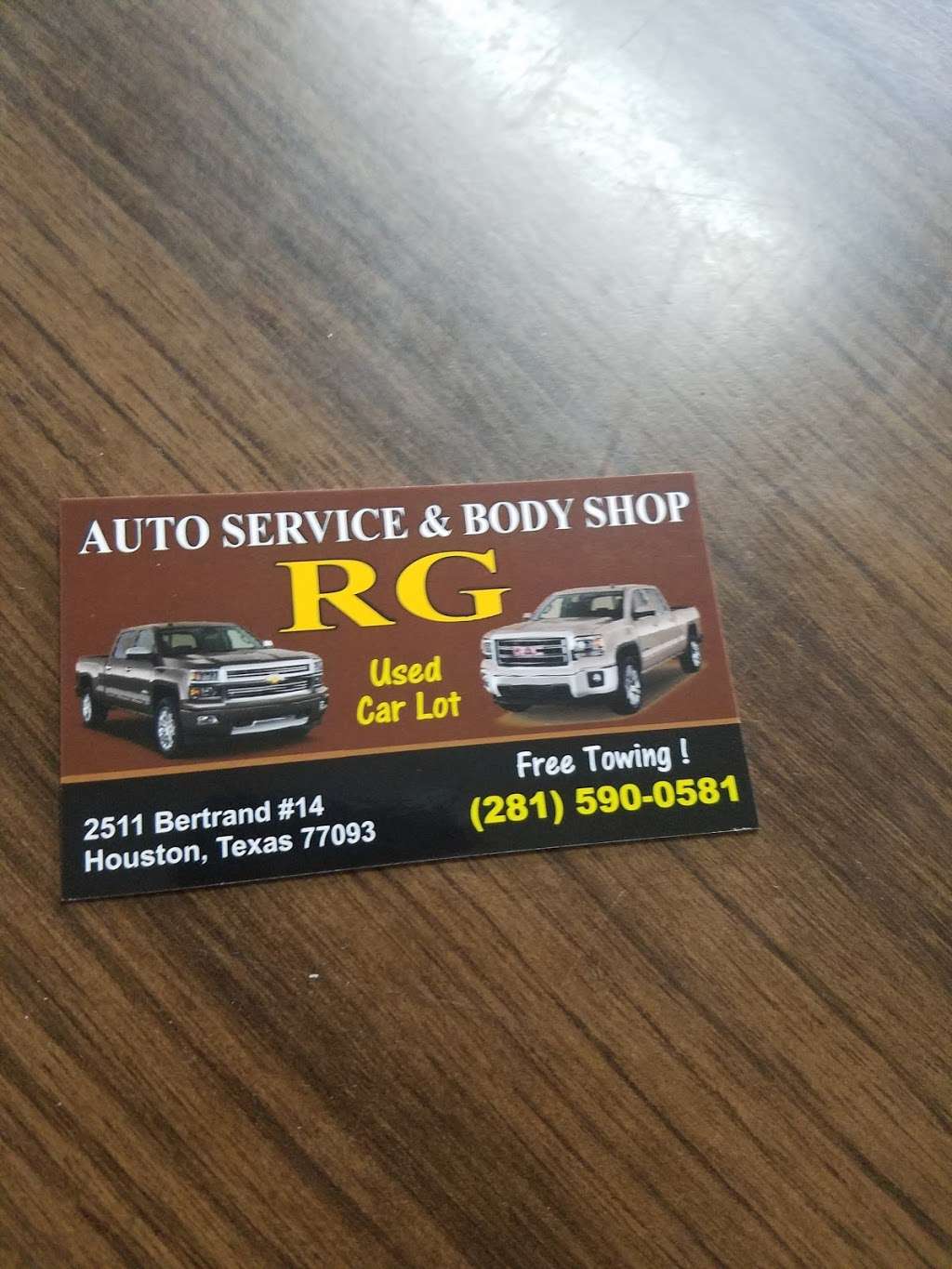 R G Auto Services | 2511 Bertrand St # 14, Houston, TX 77093, USA | Phone: (281) 590-0581