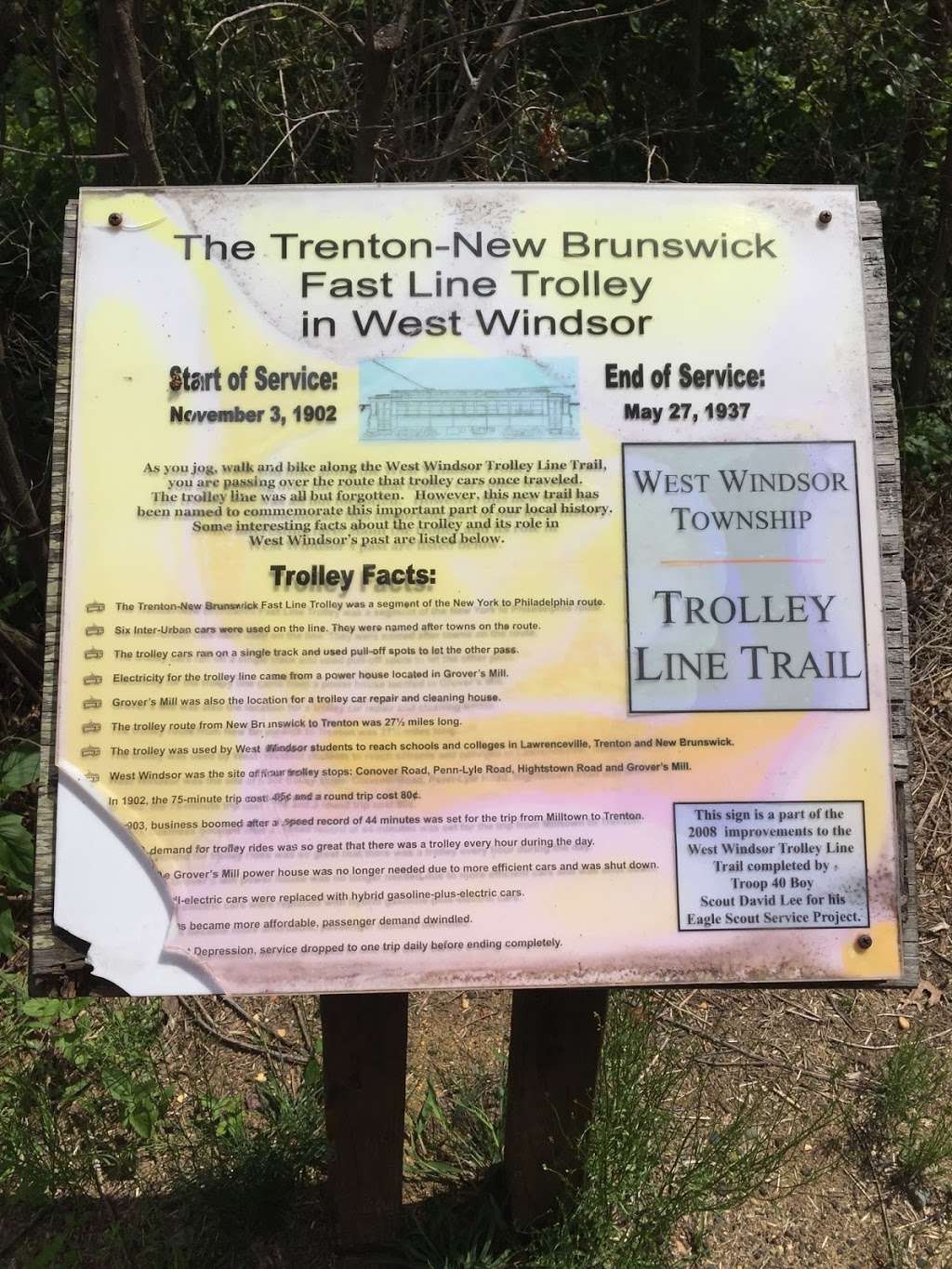Trolley Line Trail | Trolley Line Trail, West Windsor Township, NJ 08550