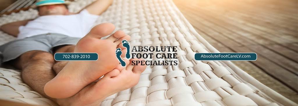 Absolute Foot Care Specialists | 7125 Grand Montecito Pkwy #110, Las Vegas, NV 89149, USA | Phone: (702) 839-2010
