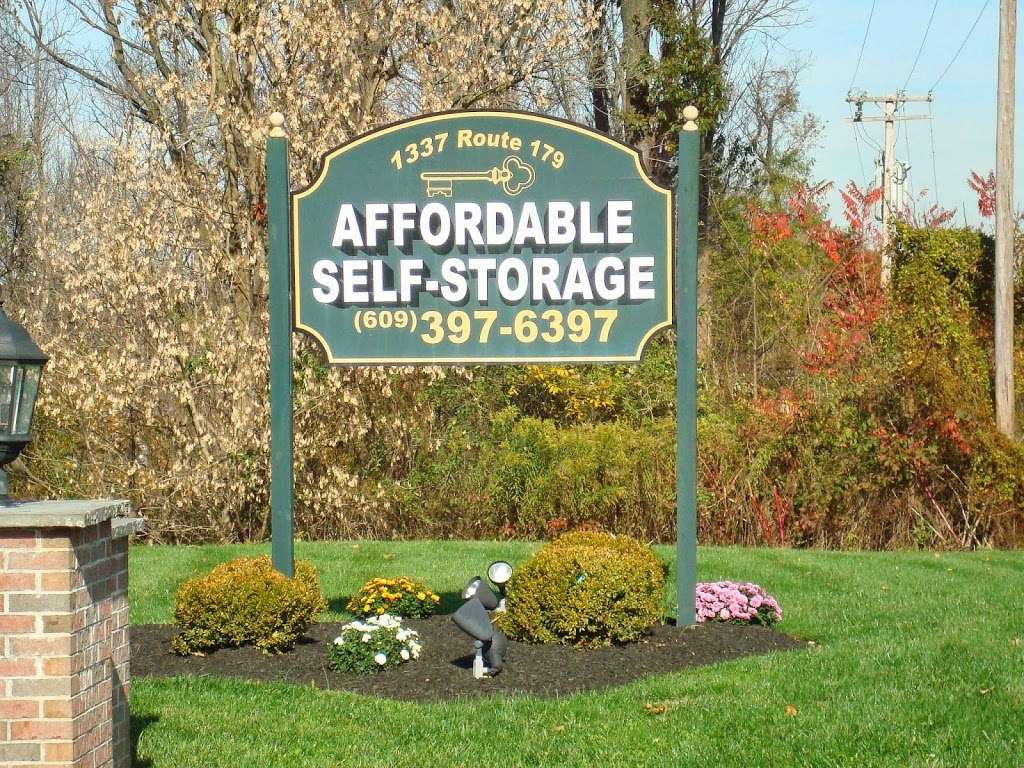 Affordable Self Storage Inc | 1337 NJ-179, Lambertville, NJ 08530, USA | Phone: (609) 397-6397